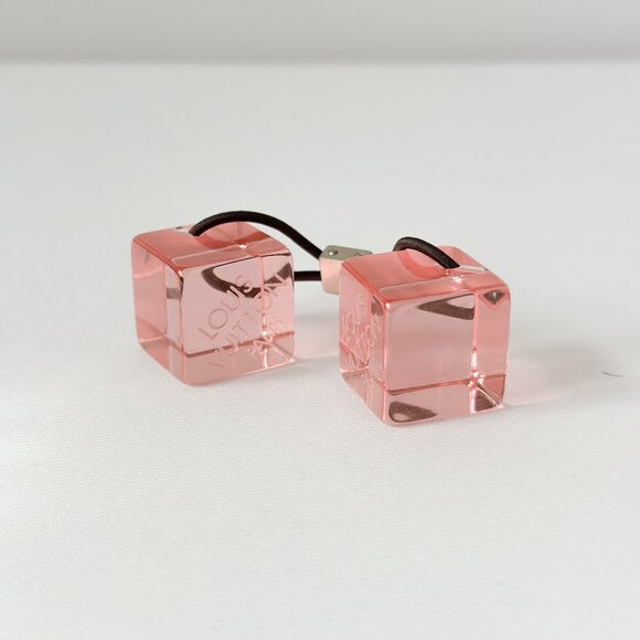 Louis Vuitton Cube Hair Tie - Pink - Picture 1 of 10